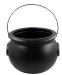 Black Halloween Cauldron view 1
