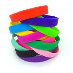 Custom Size Silicone Bracelet Wristband view 1
