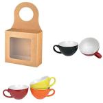 Kraft Red Wine Hook Box With A Cup view 2