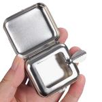 Mini Square Metal Ashtray view 2