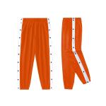 Snap-button Side-slit Casual Pants view 1