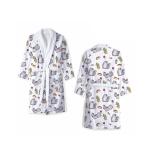 Ultra-soft Flannel Bathrobe view 1