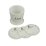Disposable Absorbent Paper Drink Coaster view 1