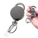 Metal Retractable Badge Holder view 1