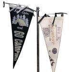 Full-color Triangular Felt Flag view 1