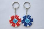 Poker Chip Keychain view 2