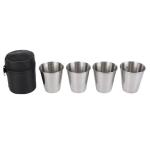 4 Shot Glasses With A Leather Case view 2