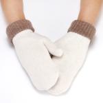 Bicolor Knitted Mitten view 4