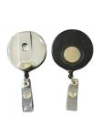 Retractable Badge Holder Reel With Magnet view 1