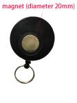 Retractable Badge Holder Reel With Magnet view 2