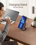 Wirelss Bamboo Charging Station view 4