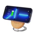 Wirelss Bamboo Charging Station view 2