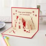 3d Pop-up Christmas Card view 2
