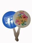 Paper Fan With Wooden Handle view 2
