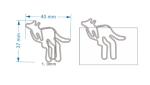 Custom Paper Clip Shaped view 2