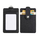 Linen Finish Pu Badge Holder view 1