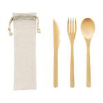Wooden Tableware Set With Non Woven Bag view 1