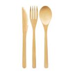 Wooden Tableware Set With Non Woven Bag view 2