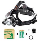 3 Led Rechargeable Headlamps Torch Light view 2