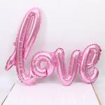 Large One-piece Love Foil Balloon view 5