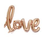 Large One-piece Love Foil Balloon view 3