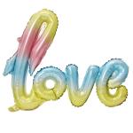 Large One-piece Love Foil Balloon view 6