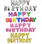 16 Inch Happy Birthday Balloons Set view 1