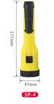 Yellow Intrinsically Safe Flashlight view 4