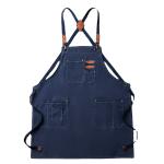 Canvas Apron With Detachable Button view 1