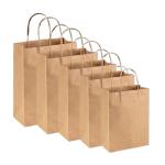 Kraft Bag For Pizza With Handles view 1