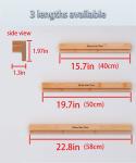 Restaurant Ticket Holder Bamboo Receipt H view 2