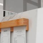 Restaurant Ticket Holder Bamboo Receipt H view 3