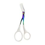 Colored Titanium Eyebrow Shear view 2