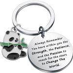 Cute Panda Keychain view 2