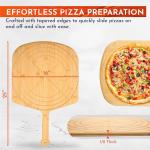 16 Inch Wooden Pizza Peel Board view 2