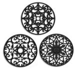 Silicone Trivet Mat Set- Non-slip view 1