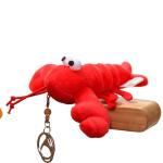 Red Lobster Plush Big Eyes Keychain view 1