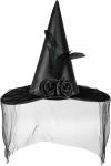 Witch Hat With Veil view 1