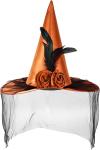 Witch Hat With Veil view 3