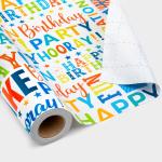 Reversible Birthday Wrapping Paper Roll view 2