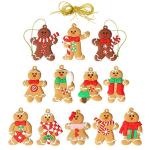 Gingerbread Man Ornament Kit 12pcs view 2