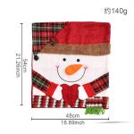 Christmas Chair Back Cover Santa Claus view 3