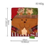 Christmas Chair Back Cover Santa Claus view 2