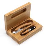 2-piece Bamboo Wine Tool Set view 2