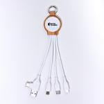 Bamboo 3-in-1 6" Charging Cable view 1