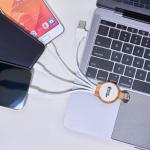 Bamboo 3-in-1 6" Charging Cable view 3