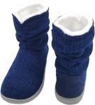 Knit Bootie Slippers view 3