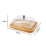 Glass Butter Dish With Lid view 2