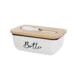 Butter Dish With Lid And Knife view 1