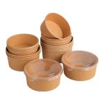 1000ml Disposable Paper Bowl With Lid view 2